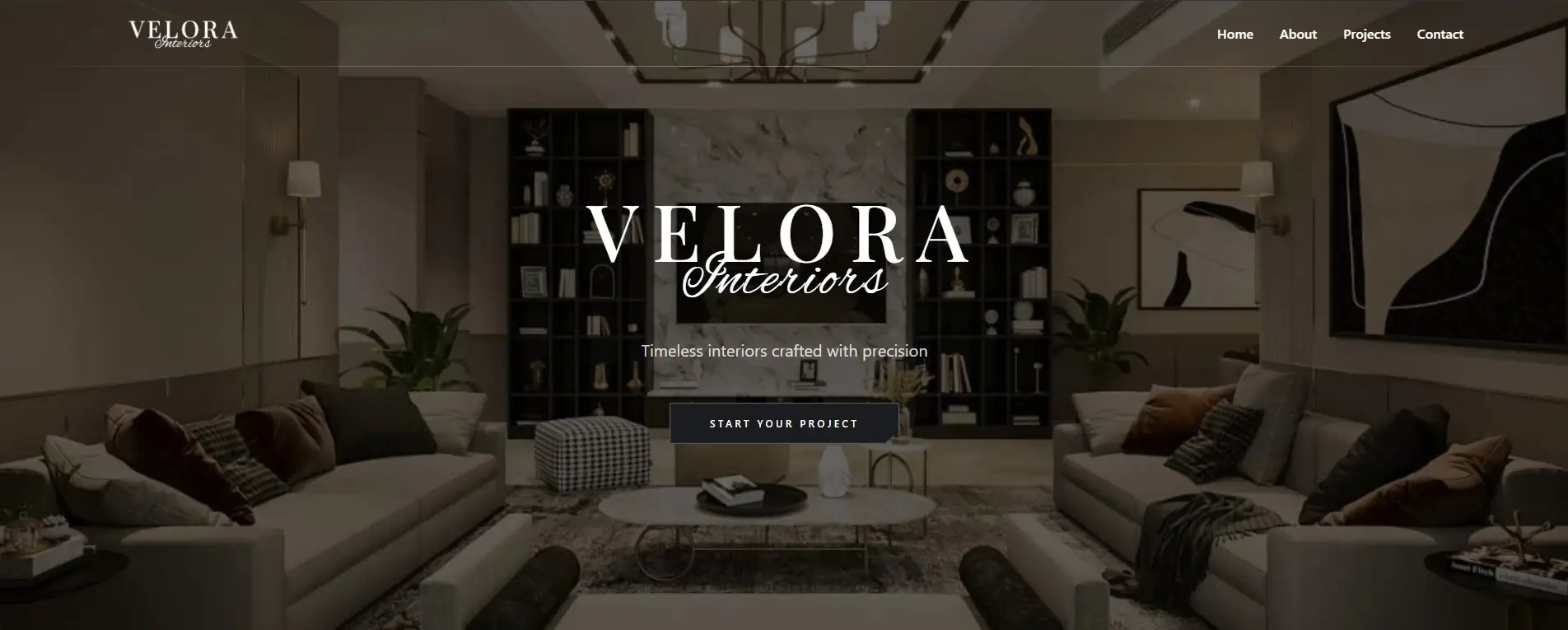 Velora Interiors Website